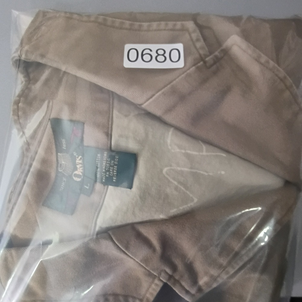 Orvis Mens Khaki Cotton Twill Button FrontWaistecoat Vest Size Large Tan - Picture 8 of 8